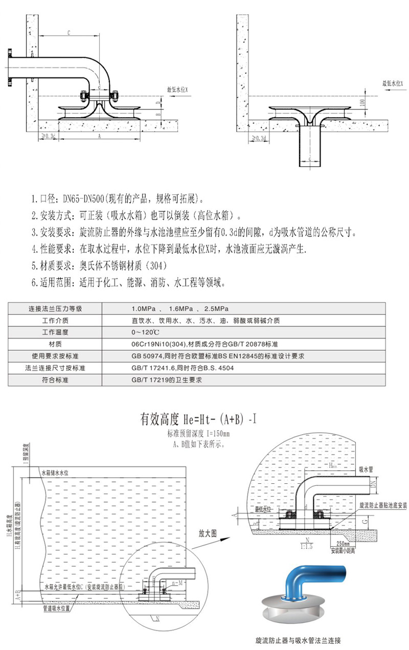 河南旋流防止器厂家